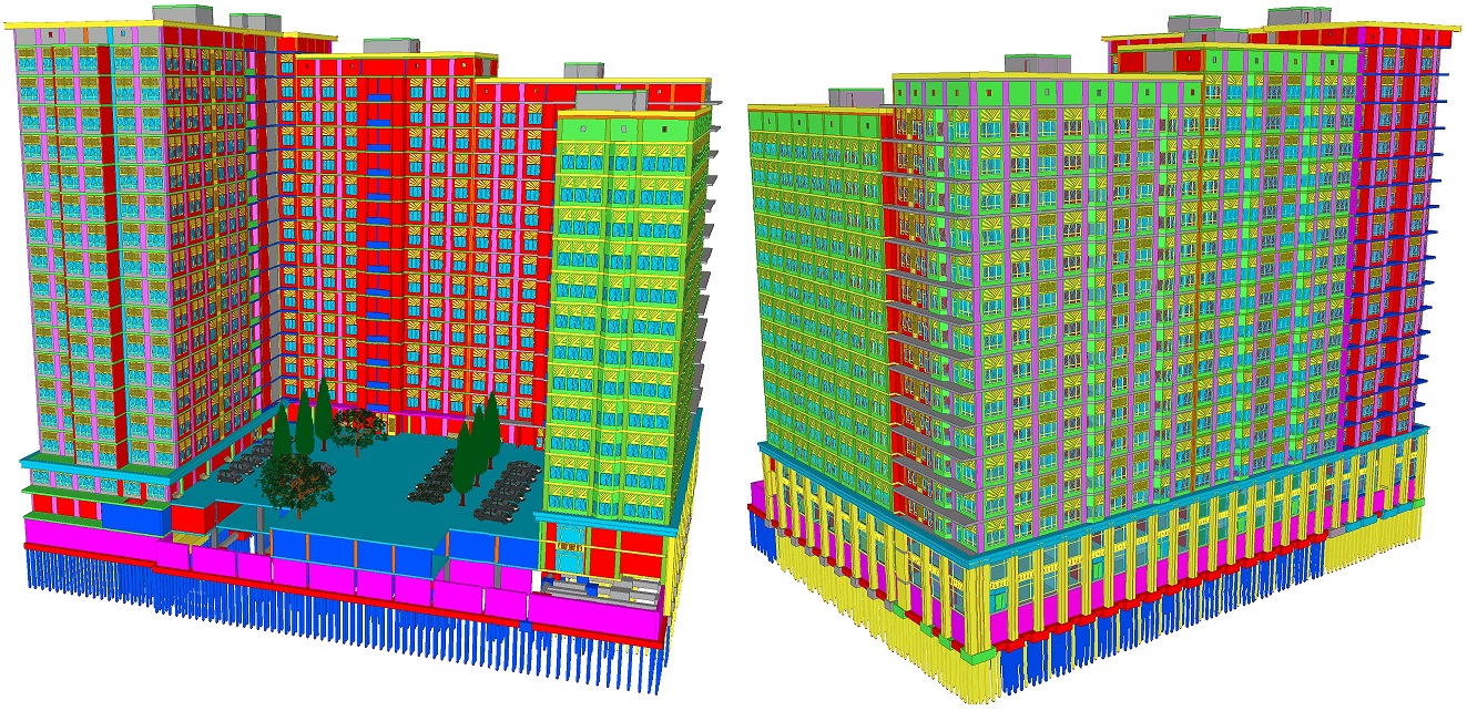 Structures detailing in BIM Tekla Structures