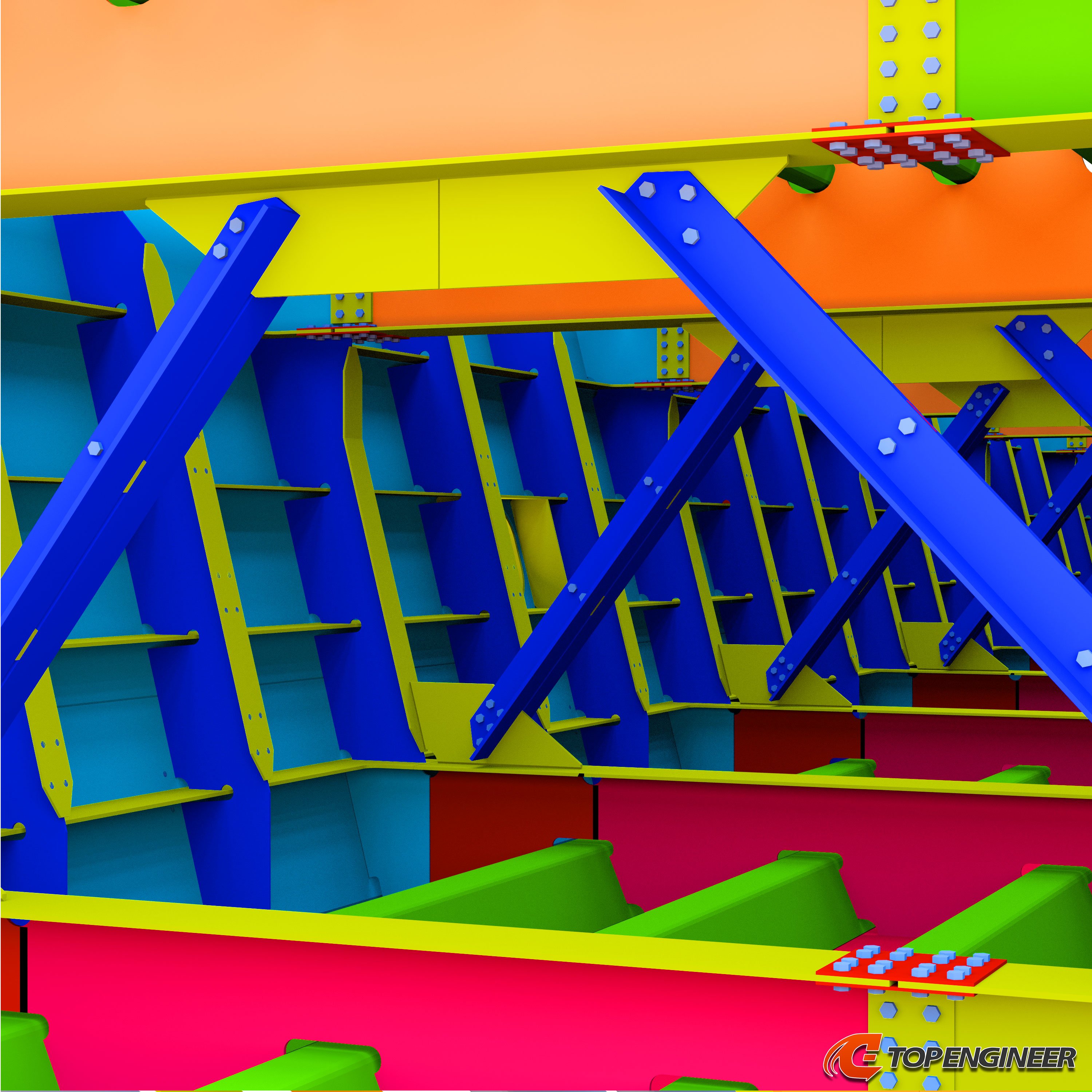 Bridge BIM modeling in Tekla Structures