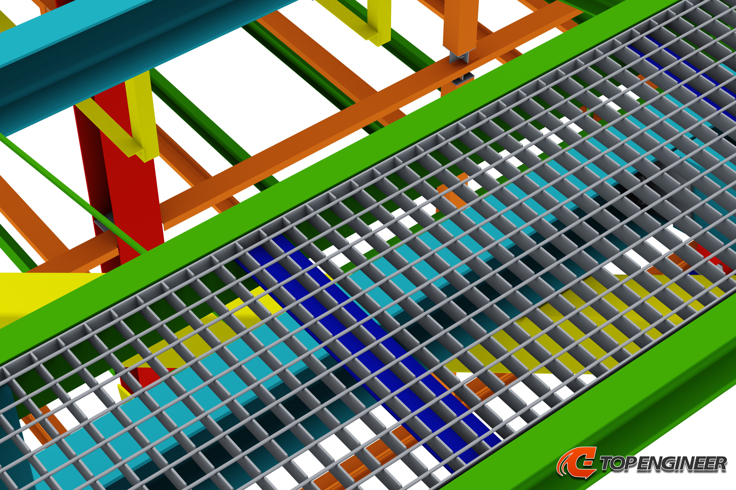 Steel fabrication detailing in Tekla Structures
